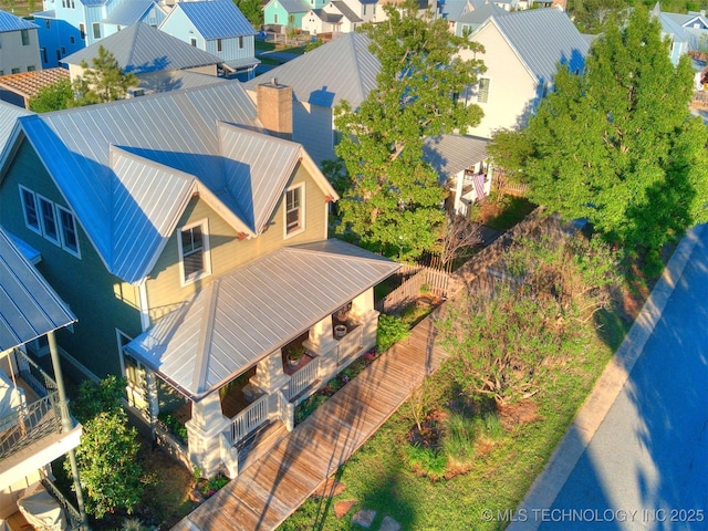 55 Boardwalk, Carlton Landing, OK 74432 - aerial perspective of suburban area