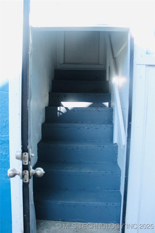 view of staircase