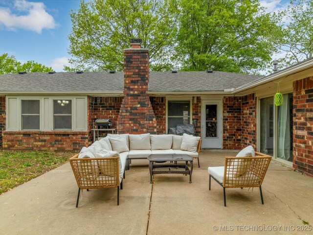 view of patio / terrace featuring outdoor lounge area