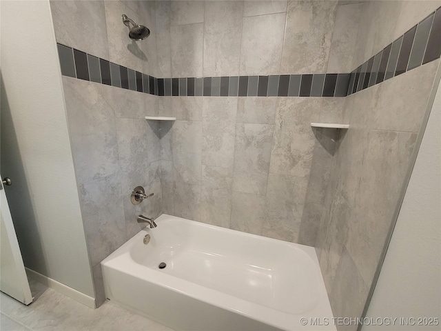 full bath featuring shower / bathtub combination
