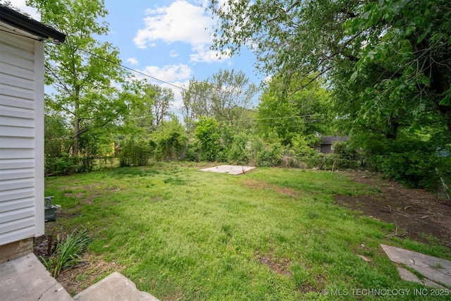 view of yard