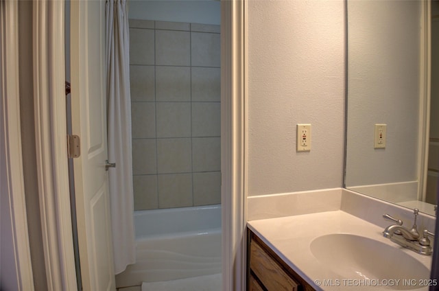 8160 S 270th E Ave, Broken Arrow, OK 74014 - full bath with vanity and shower / bathtub combination with curtain