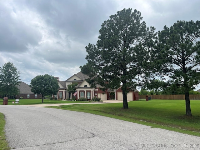 8160 S 270th E Ave, Broken Arrow, OK 74014 - view of front facade with concrete driveway and an attached garage
