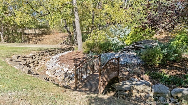 19434 S Quail Run Ct, Claremore, OK 74017 - view of yard