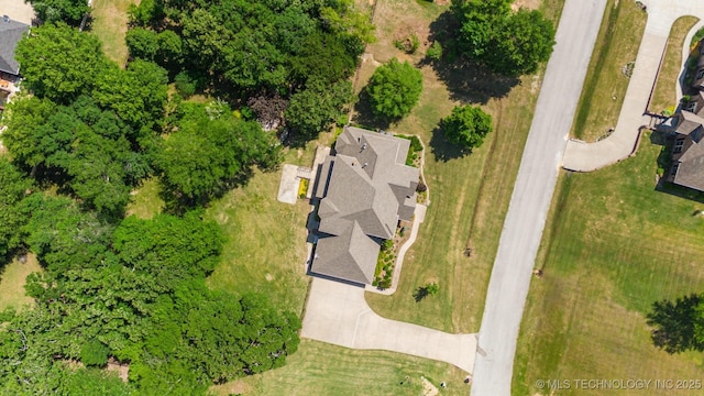 19434 S Quail Run Ct, Claremore, OK 74017 - aerial view of property and surrounding area