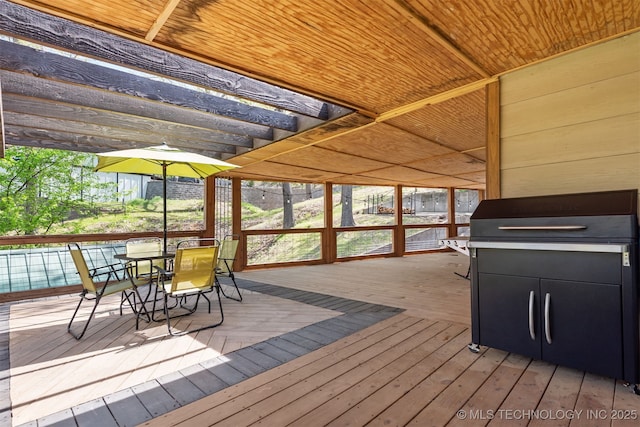 5068 County Road 370, Eucha, OK 74342 - deck with outdoor dining space
