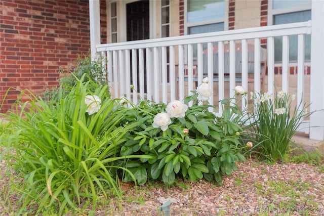 2284 E Roping Rd, Atoka, OK 74525 - exterior view of brick siding
