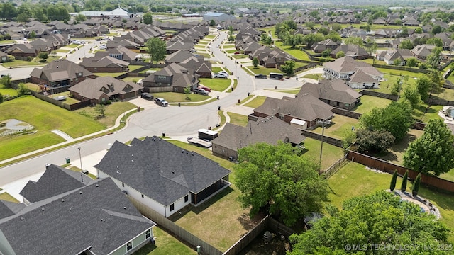 9218 N 141st E Ave, Owasso, OK 74055 - drone / aerial view with a residential view