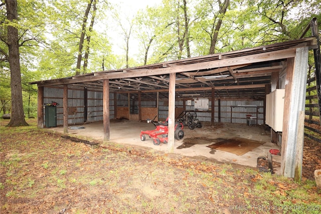 9585 Celia Berryhill Rd, Okmulgee, OK 74447 - view of pole building