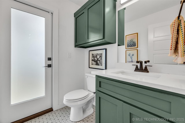 11529 S Marion Ave, Tulsa, OK 74137 - bathroom with toilet and vanity