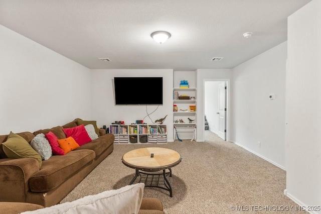7305 S Walnut Ave, Broken Arrow, OK 74011 - living area with carpet floors and baseboards