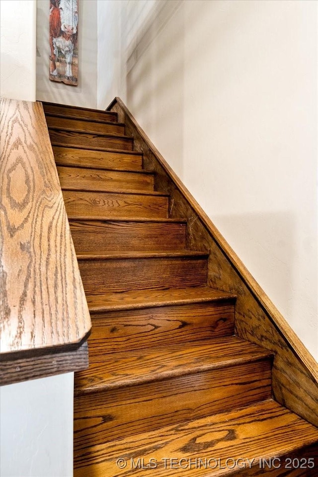 view of staircase