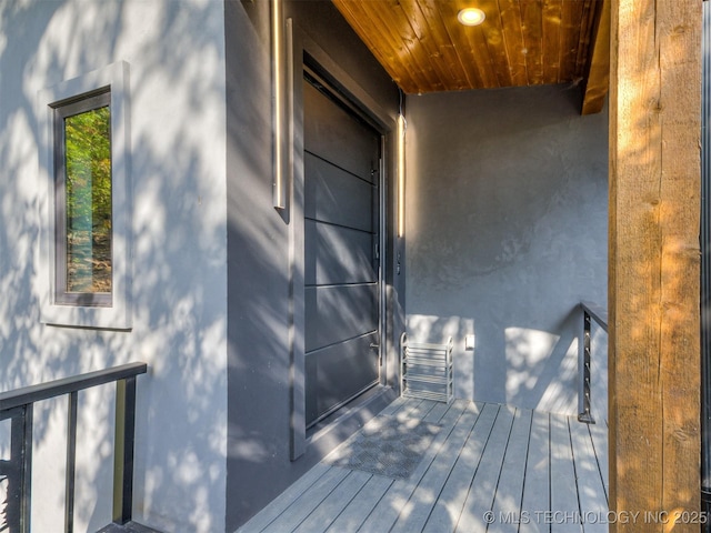 view of deck