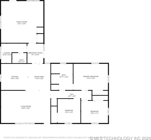 543 N Ridgeway St, Sapulpa, OK 74066 - home floor plan
