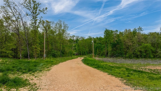 65365 E 155th Rd, Wyandotte, OK 74370 - view of community featuring a forest view