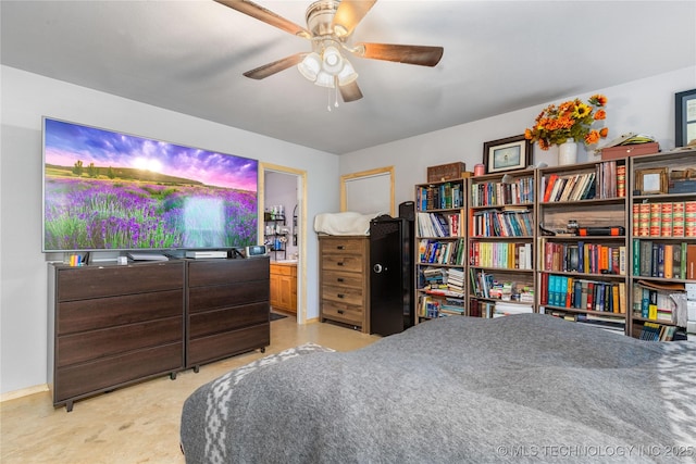 65365 E 155th Rd, Wyandotte, OK 74370 - view of bedroom