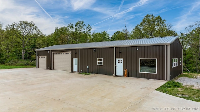65365 E 155th Rd, Wyandotte, OK 74370 - view of detached garage