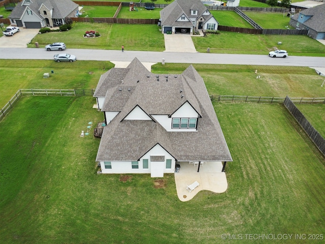 1992 E 173rd St S, Mounds, OK 74047 - bird's eye view