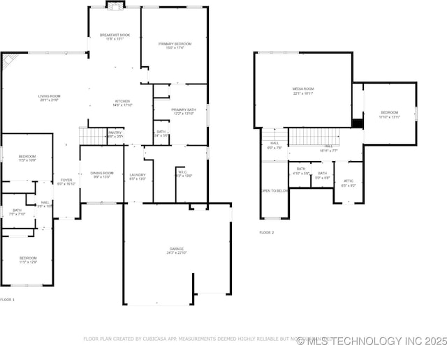1992 E 173rd St S, Mounds, OK 74047 - view of layout
