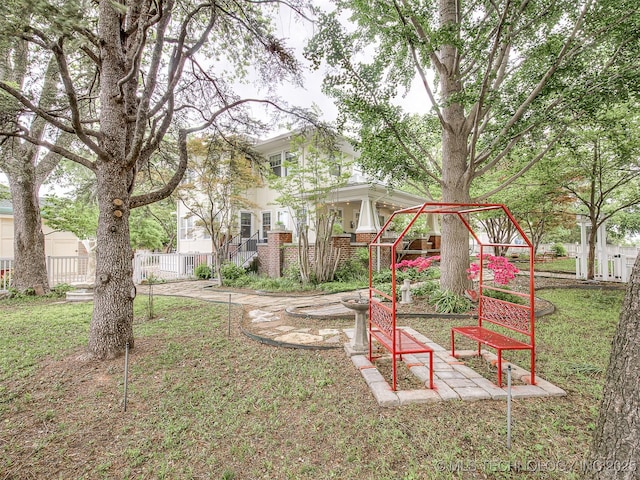 1805 W Easton St, Tulsa, OK 74127 - view of yard featuring a playground