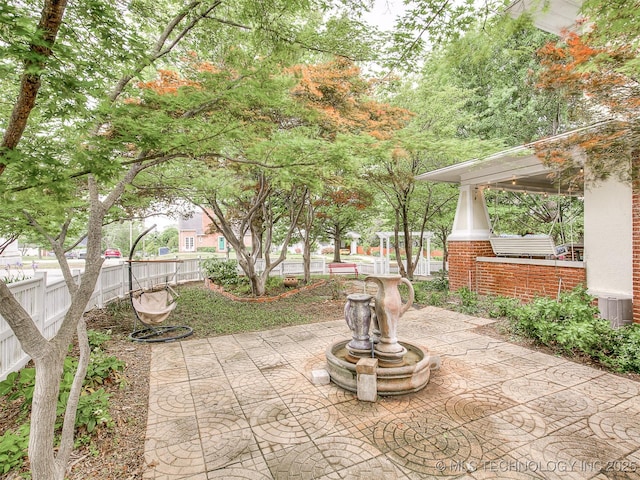 1805 W Easton St, Tulsa, OK 74127 - view of patio / terrace