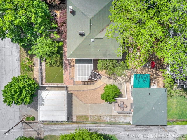 1805 W Easton St, Tulsa, OK 74127 - view from above of property