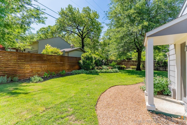 3505 S Birmingham Ave, Tulsa, OK 74105 - view of fenced backyard