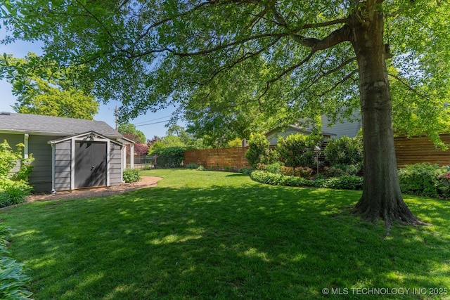 3505 S Birmingham Ave, Tulsa, OK 74105 - fenced backyard with a shed