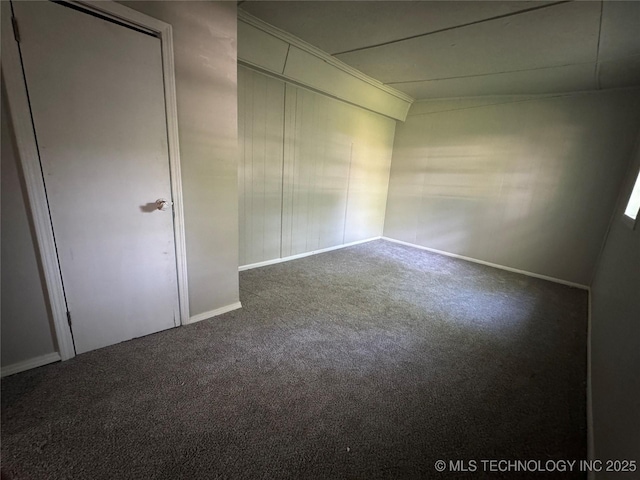 2122 N Florence Ave, Tulsa, OK 74110 - carpeted spare room with crown molding and baseboards