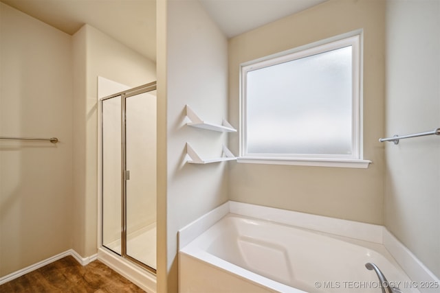 12314 N 131st E Ave, Collinsville, OK 74021 - bathroom featuring a shower stall and a bath
