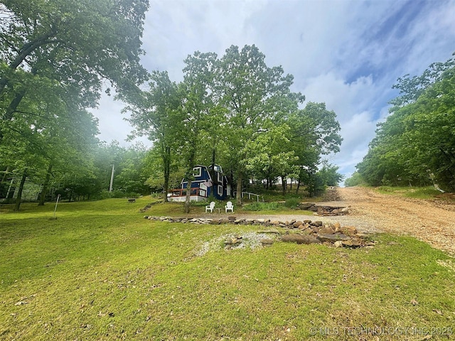 view of yard