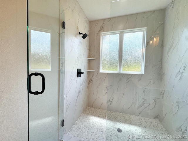 566 Woodlands Dr, Tahlequah, OK 74464 - bathroom with a marble finish shower