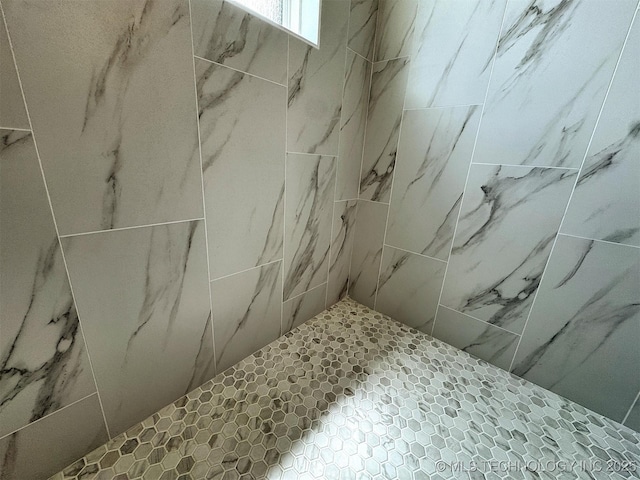 566 Woodlands Dr, Tahlequah, OK 74464 - bathroom featuring a tile shower