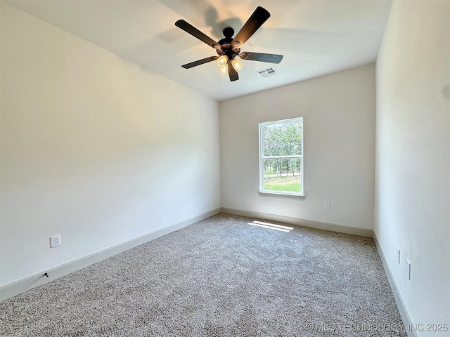 566 Woodlands Dr, Tahlequah, OK 74464 - unfurnished room with carpet, a ceiling fan, and baseboards