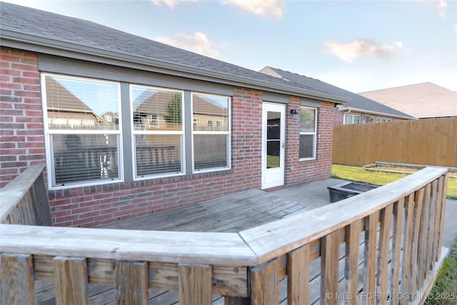 13323 S 21st St, Bixby, OK 74008 - view of wooden deck