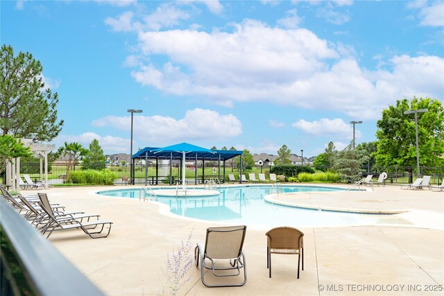 13323 S 21st St, Bixby, OK 74008 - community pool featuring a patio area
