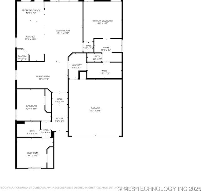 13323 S 21st St, Bixby, OK 74008 - view of room layout