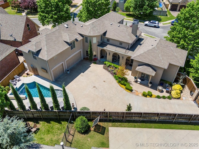 drone / aerial view