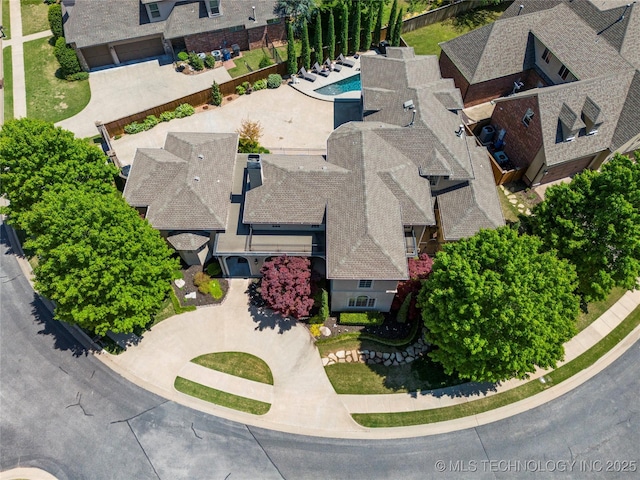drone / aerial view