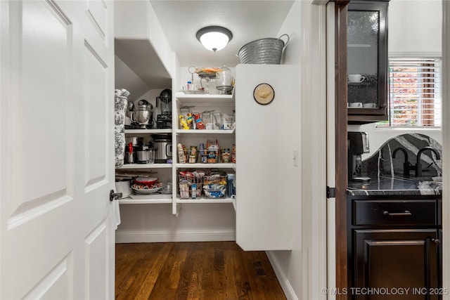 view of pantry