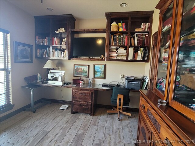 2267 Krebs Lk, Mcalester, OK 74501 - office space featuring light wood-type flooring and baseboards