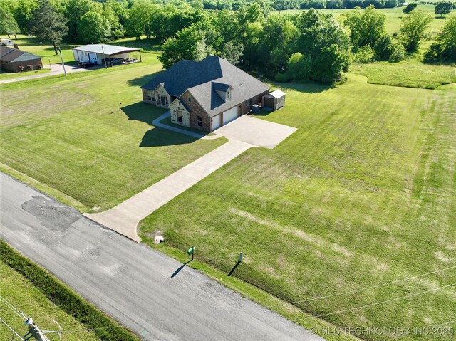 2267 Krebs Lk, Mcalester, OK 74501 - overview of rural landscape