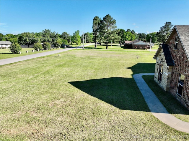 2267 Krebs Lk, Mcalester, OK 74501 - view of green lawn with view of scattered trees