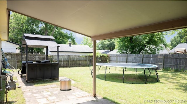 1112 N Hickory Ct, Broken Arrow, OK 74012 - view of yard featuring a patio area