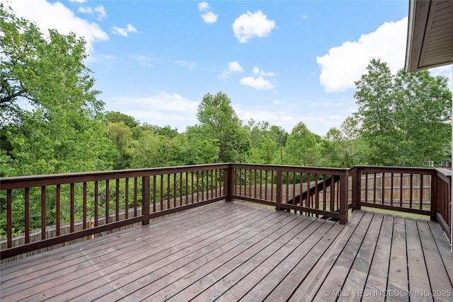 view of deck