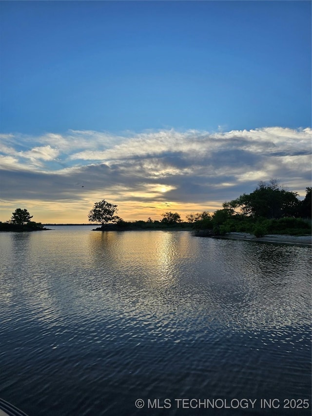view of water feature
