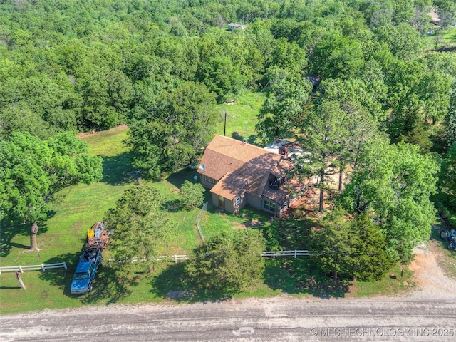 16703 Grisham Ave, Sapulpa, OK 74066 - aerial view of property and surrounding area featuring a forest