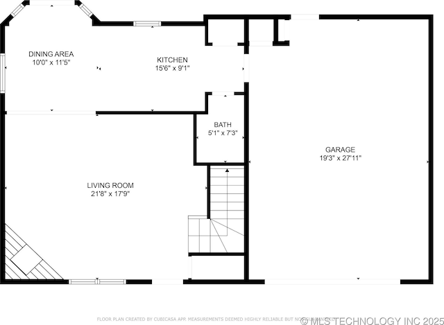 6605 S 1st St, Broken Arrow, OK 74012 - view of floor plan / room layout