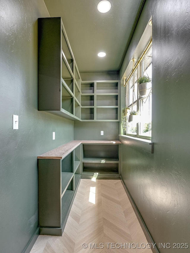 view of storage area