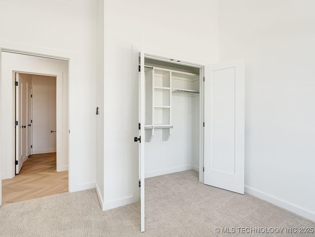 view of closet